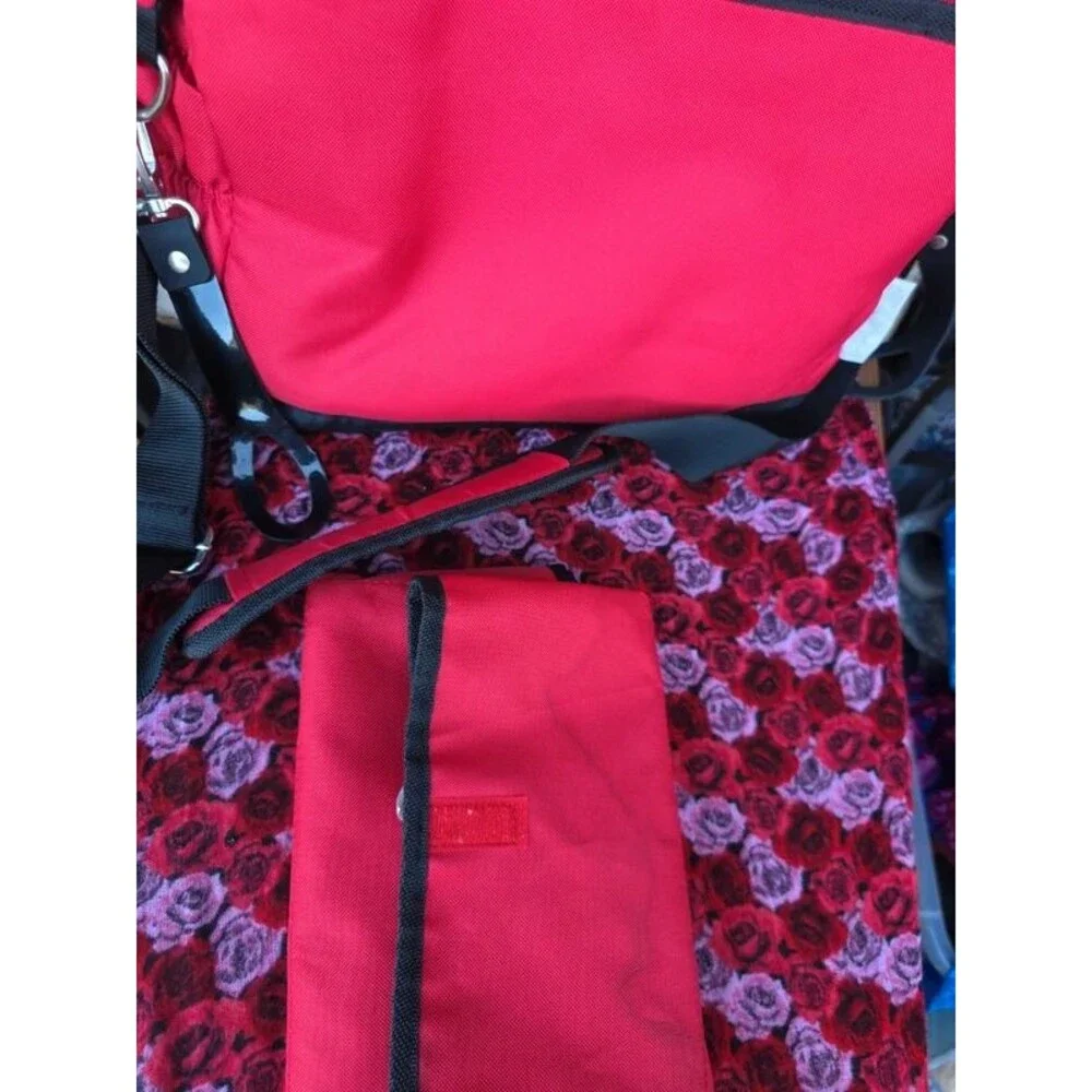 FAO Schwarz Diaper Bag Messenger Crossbody with Changing Pad